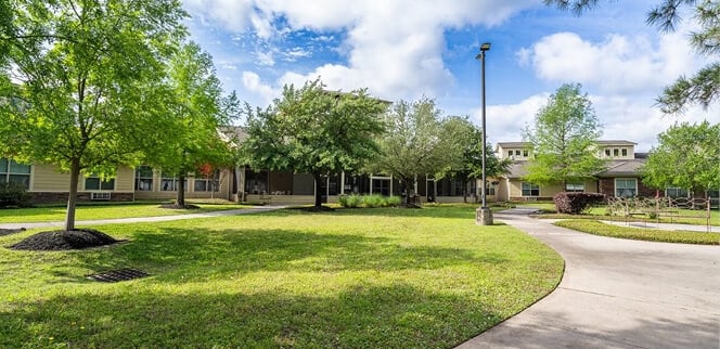 Courtyard in Main Street Nursing Home